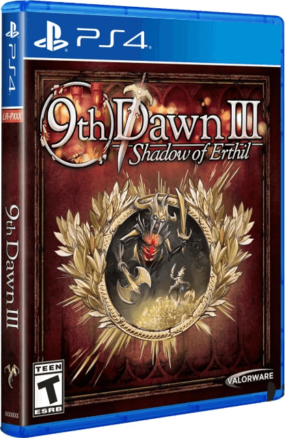 9th Dawn III: Shadow of Erthil box art for Playstation 4